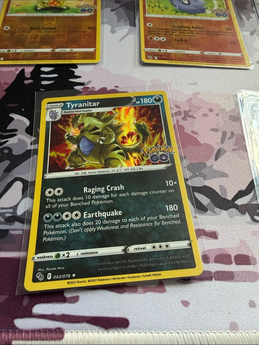 Larvitar Pupitar & Tyranitar Pokémon Evolution Holo Card Lot 🦖| 5 Cards ✨5/$25✨